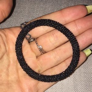 Hand glass beaded bracelet